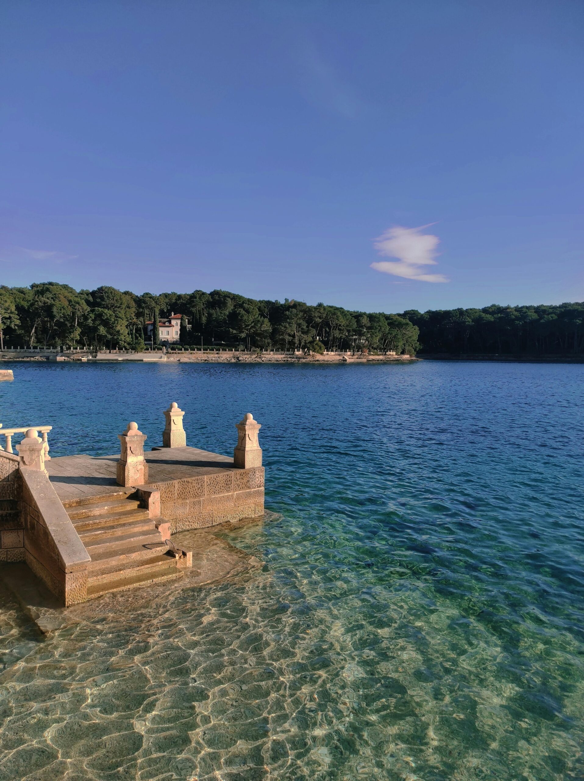 Stonen Stairs in the Sea